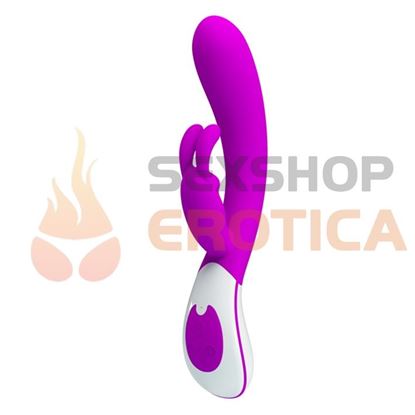 Estimulador de punto G con masejador de clitoris y carga USB